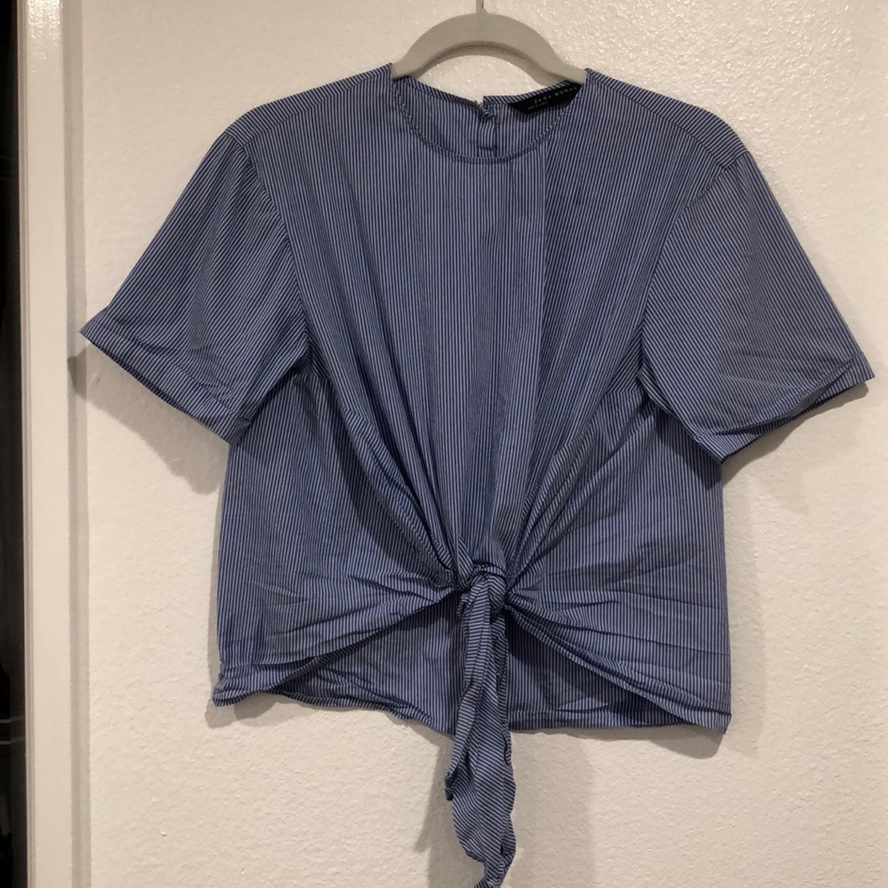 Zara women striped blouse